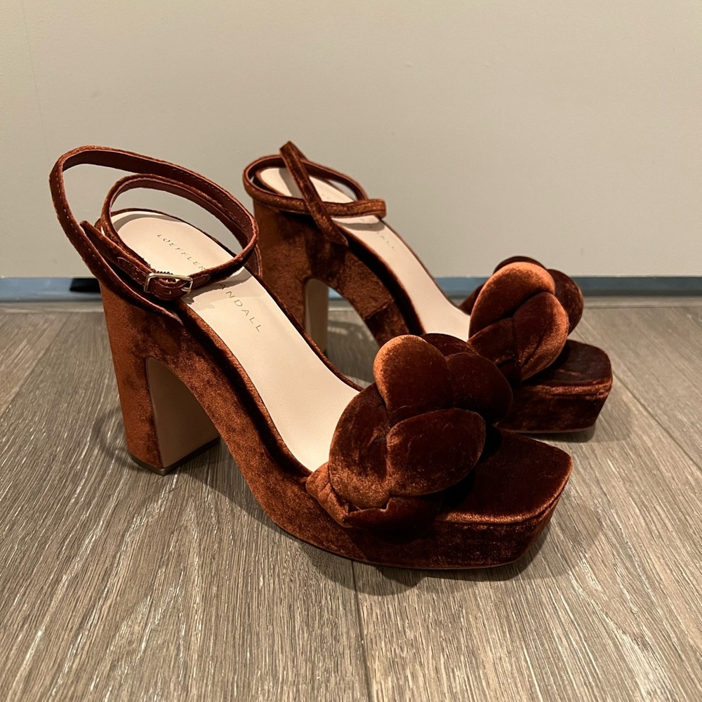 Velvet platforms - Picture 4 of 8